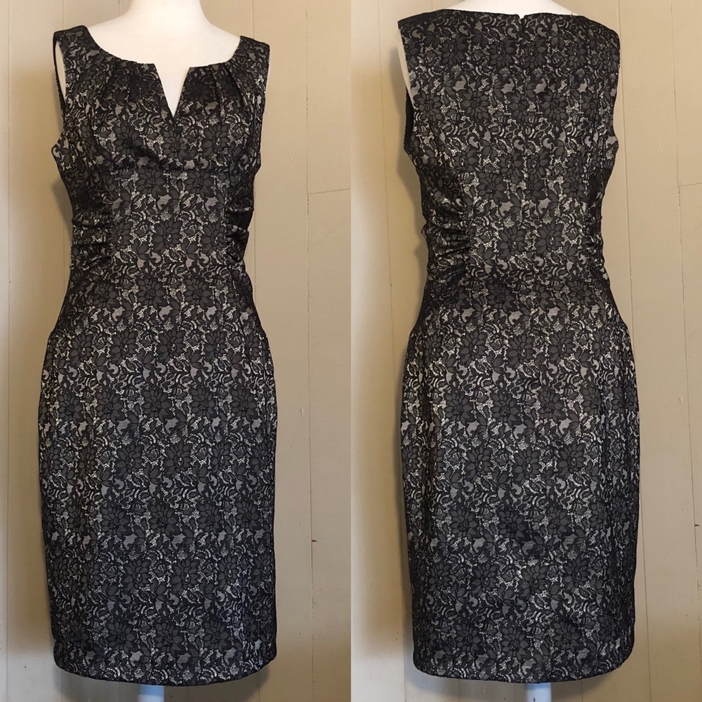 Adrianna Papell lace fully lined dress